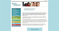 Desktop Screenshot of familysolutionstoronto.ca