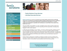 Tablet Screenshot of familysolutionstoronto.ca